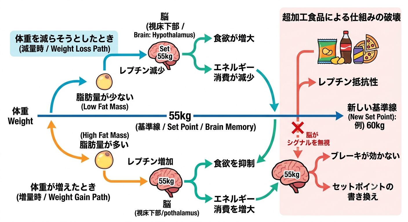 ジェミニが進化していたのと目標体重に達してもすぐにリバウンドしやすい理由